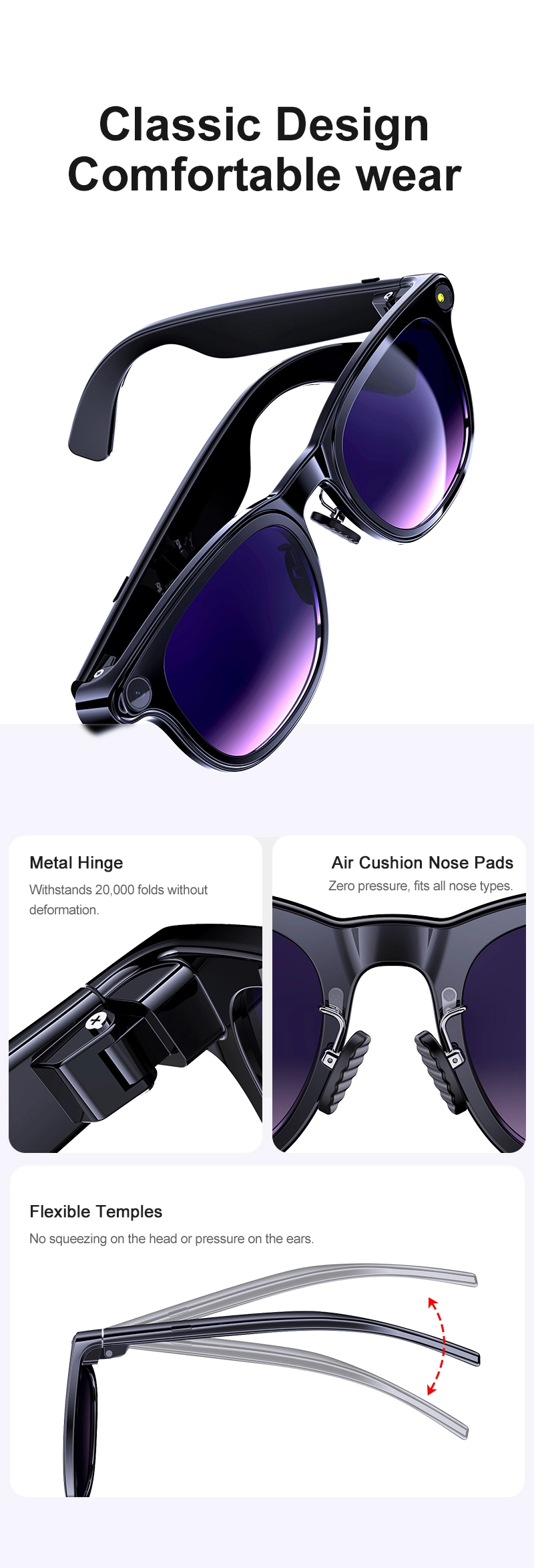 AI Audio Glasses Detail