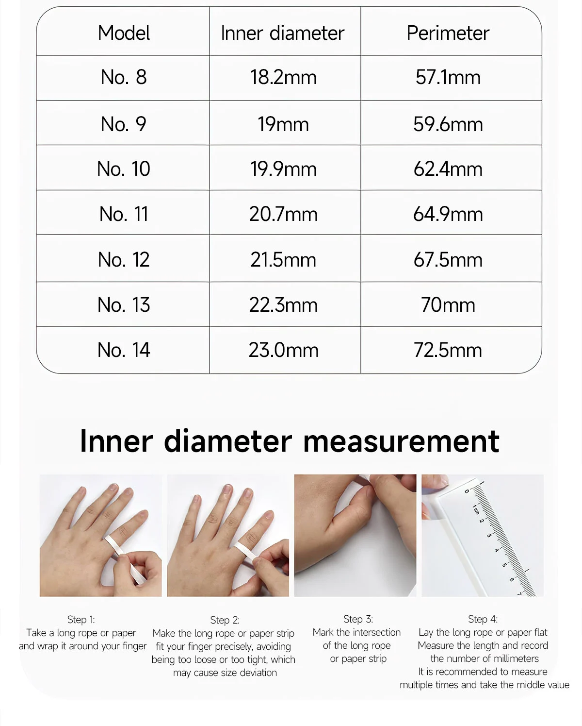 Waterproof Health Smart Ring Size