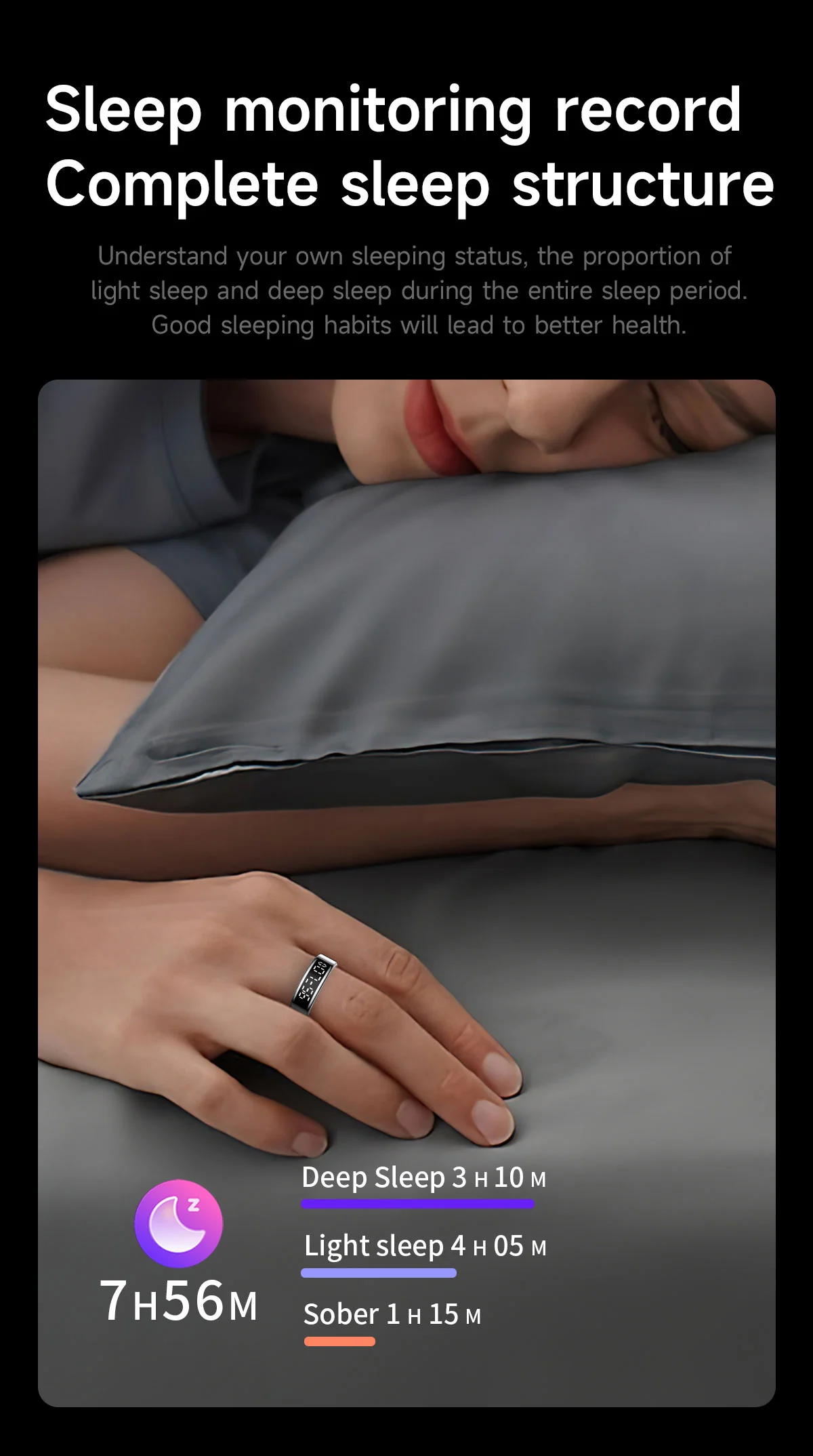 Waterproof Health Smart Ring Scene Waterproof Health Smart Ring Scene