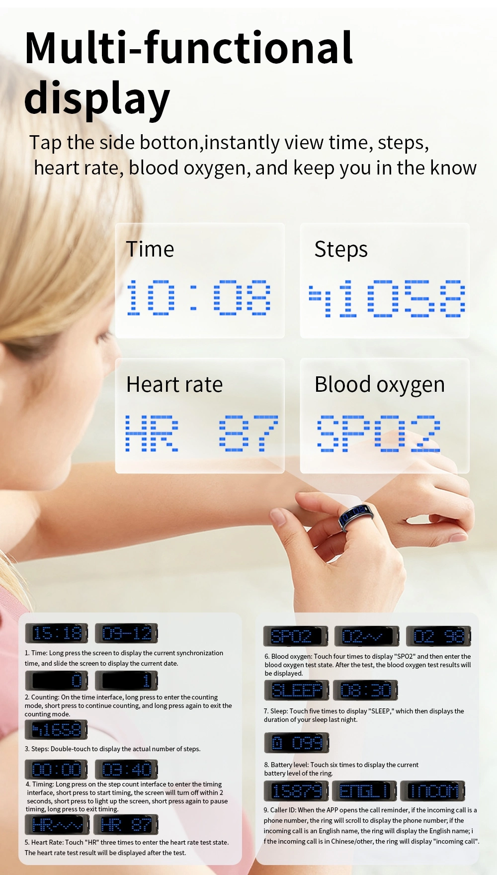 Sleep Health Smart Ring Scene Sleep Health Smart Ring Scene