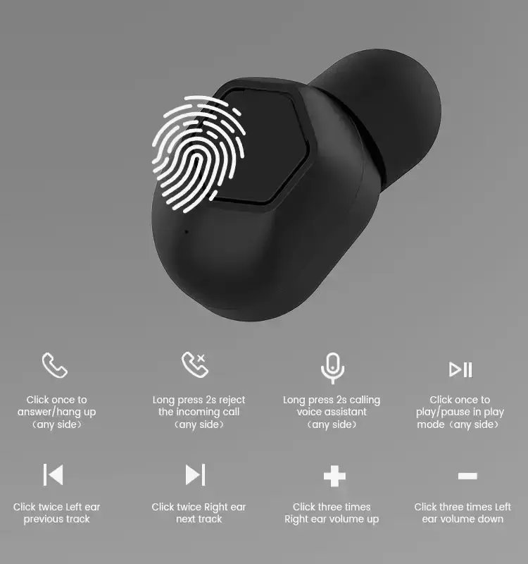 M48 Wireless Earbuds Function