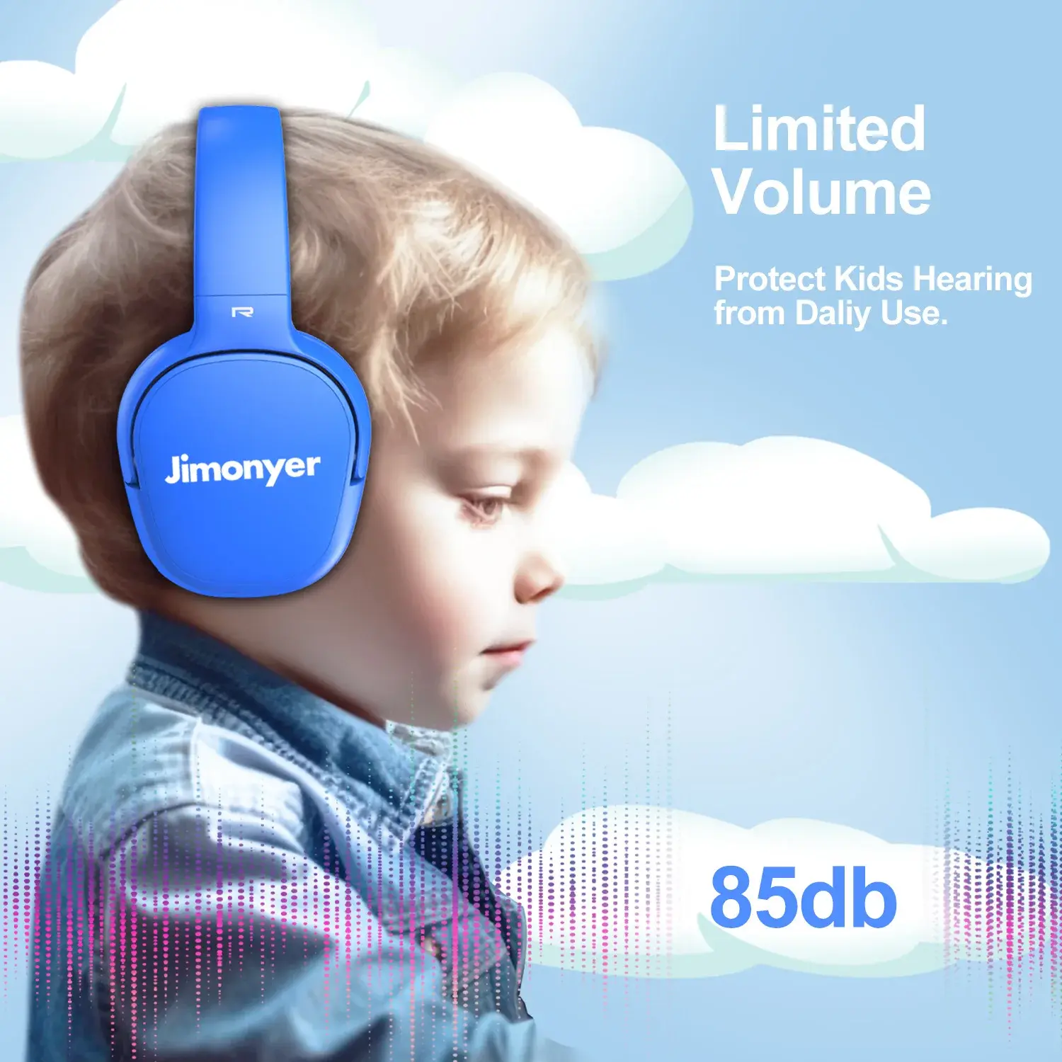Kids Hearing Safe Headphones Function