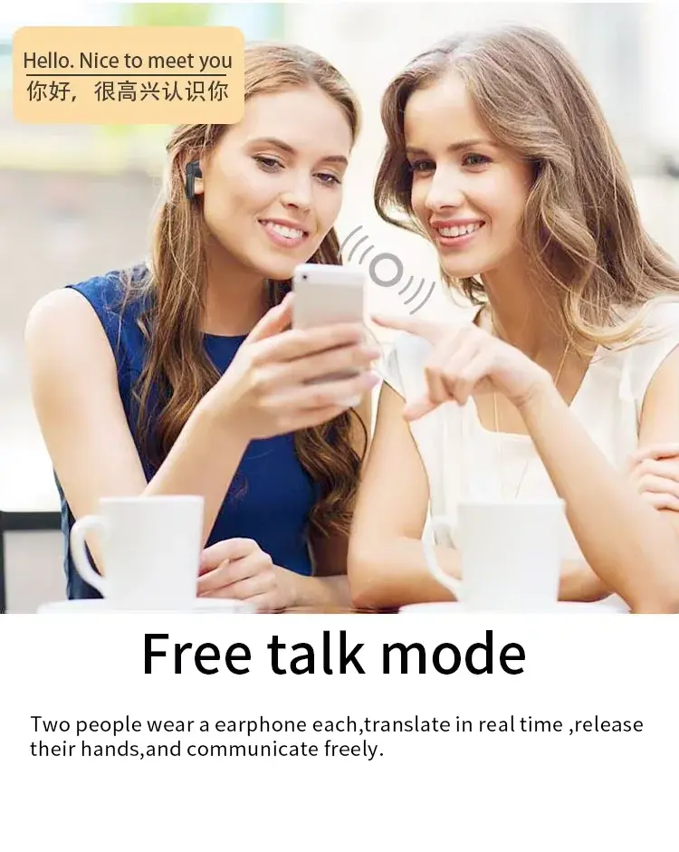 Voice Translation Earphones Function Voice Translation Earphones Function
