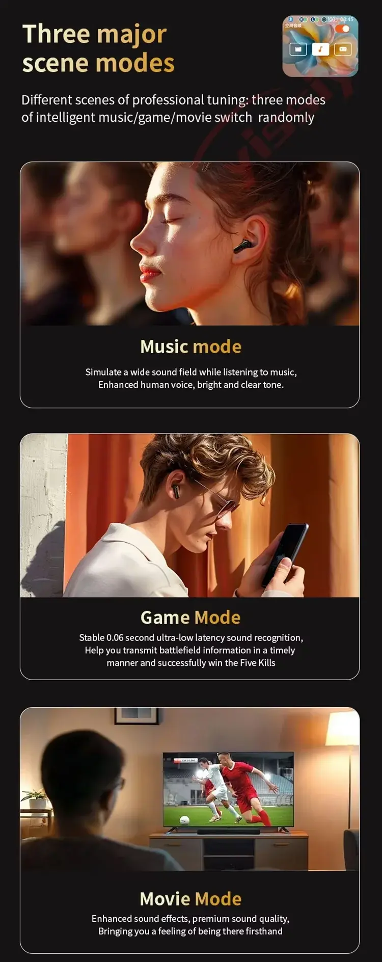 Wireless Noise Cancel Headphones scene Wireless Noise Cancel Headphones scene