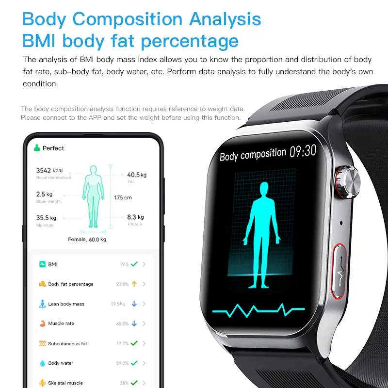 ECG Health Smartwatch New function