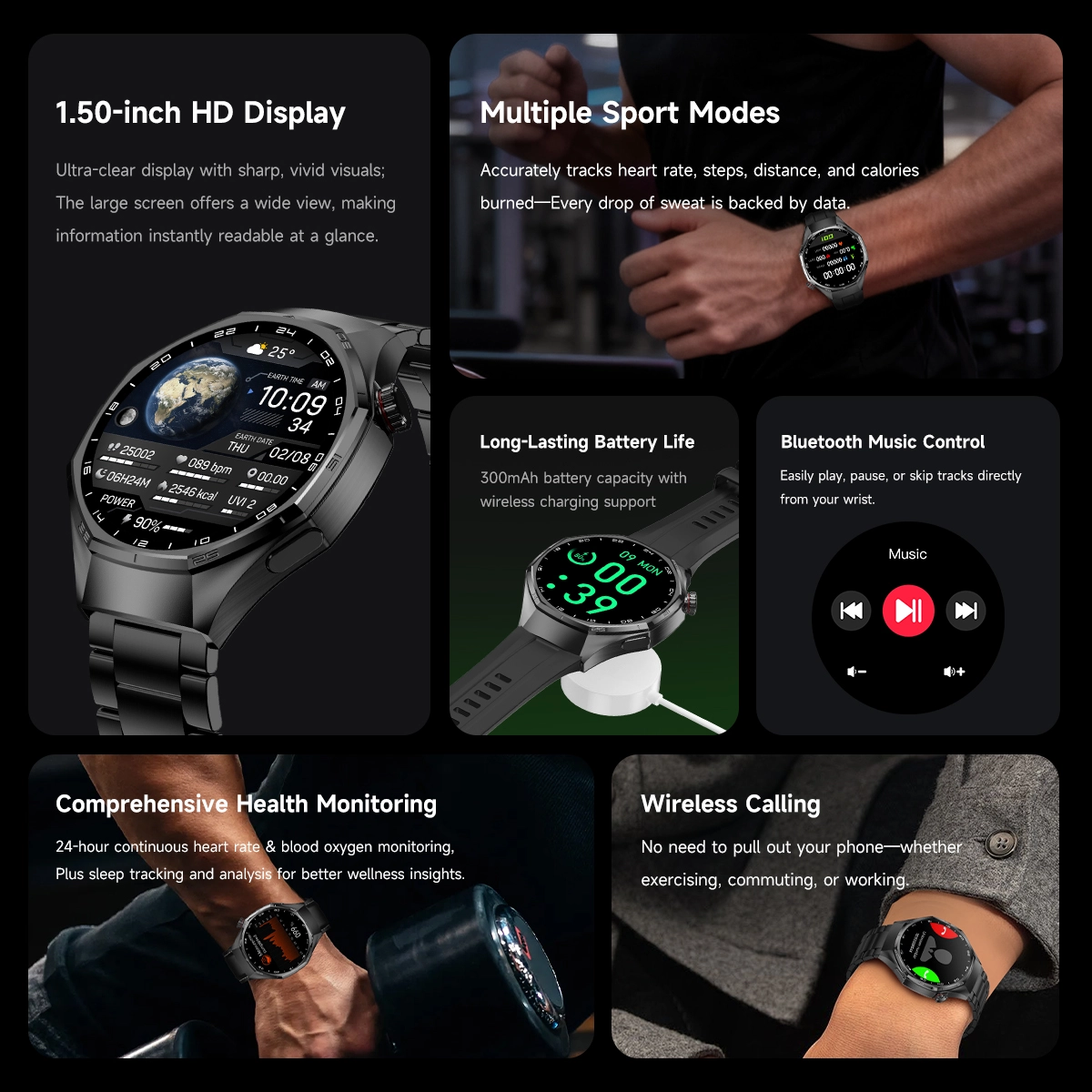 Titanium eSIM Smartwatch function and scene