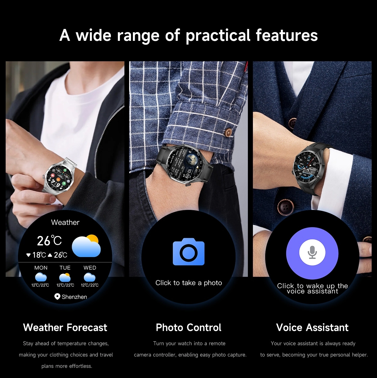 Titanium eSIM Smartwatch function