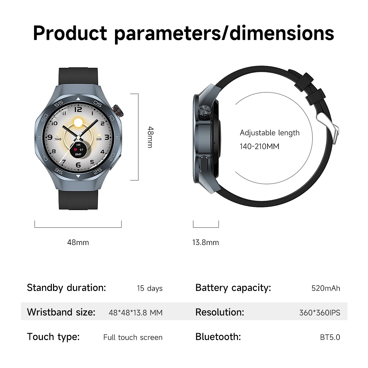 Essential Smartwatch size Essential Smartwatch size