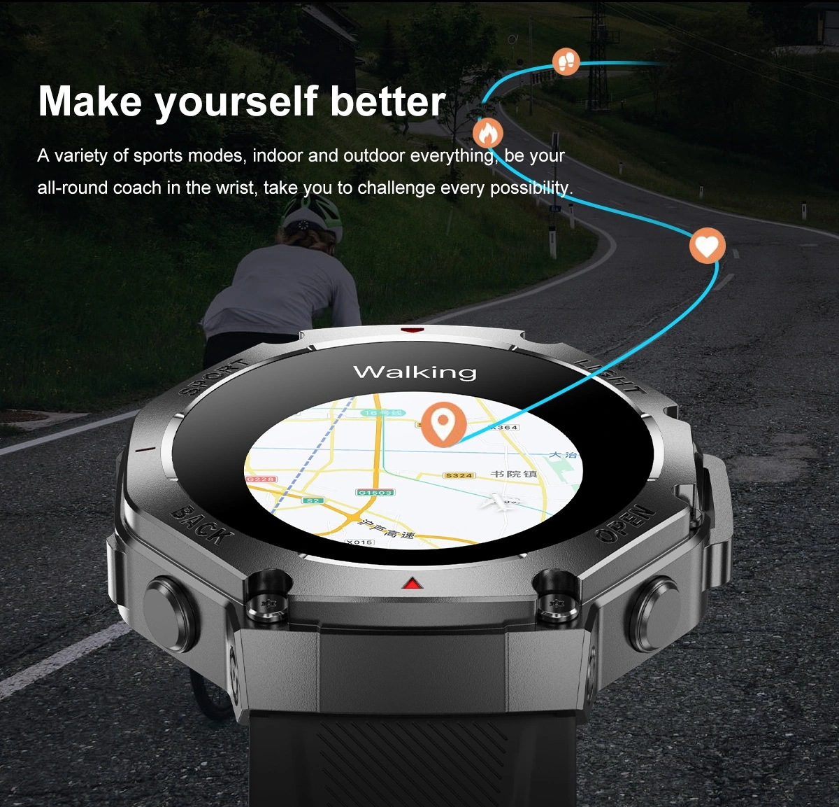 Athletic GPS Smartwatch function Athletic GPS Smartwatch function