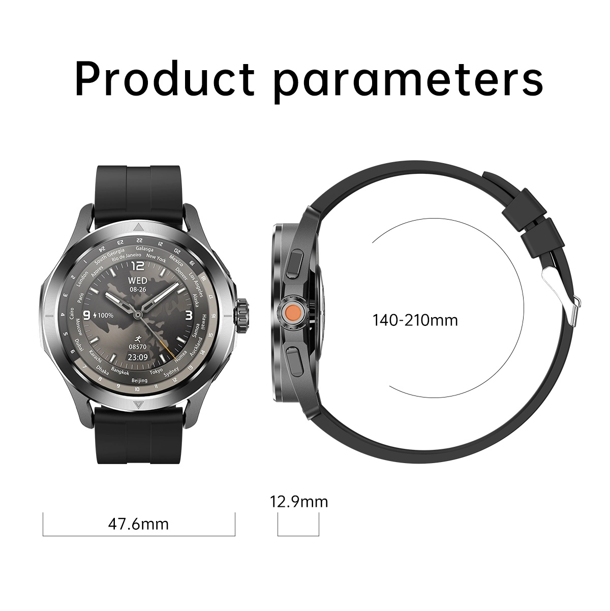 Voice Call Watch size Voice Call Watch size