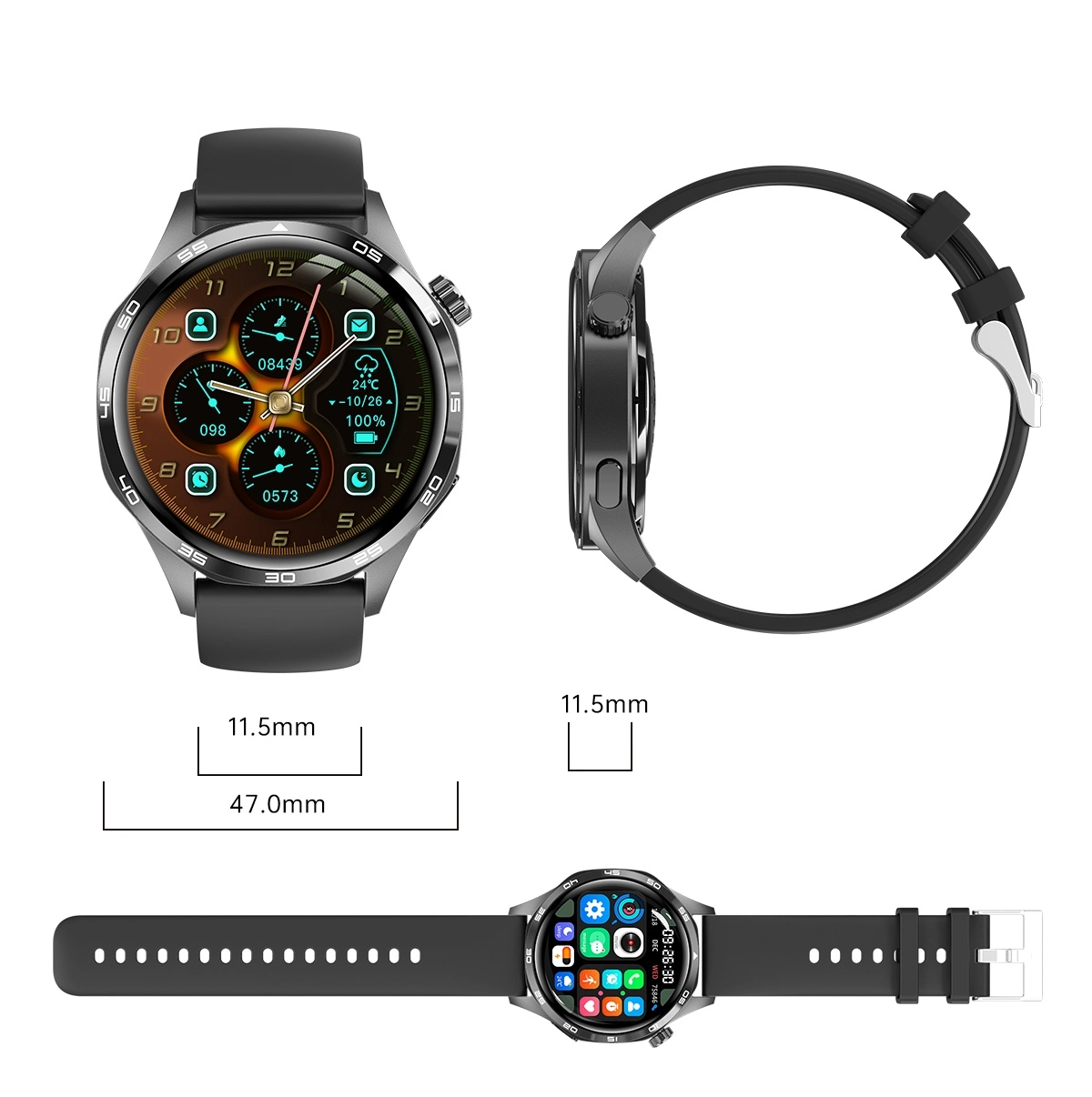 Premium Sports Watch size