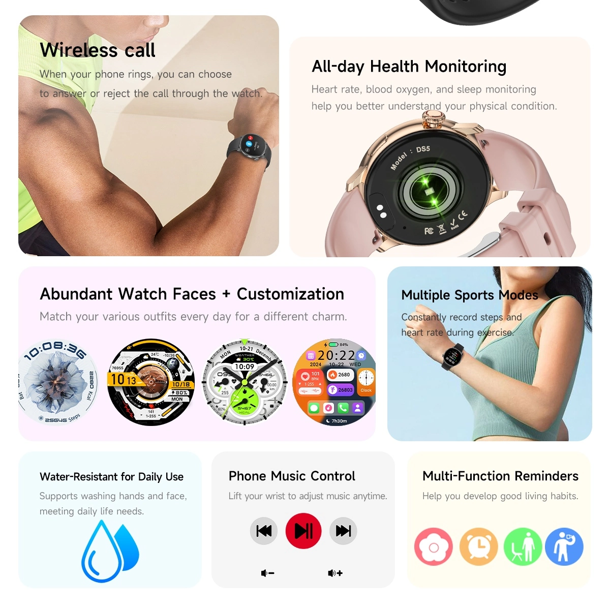 Steel Case Smartwatch advantage