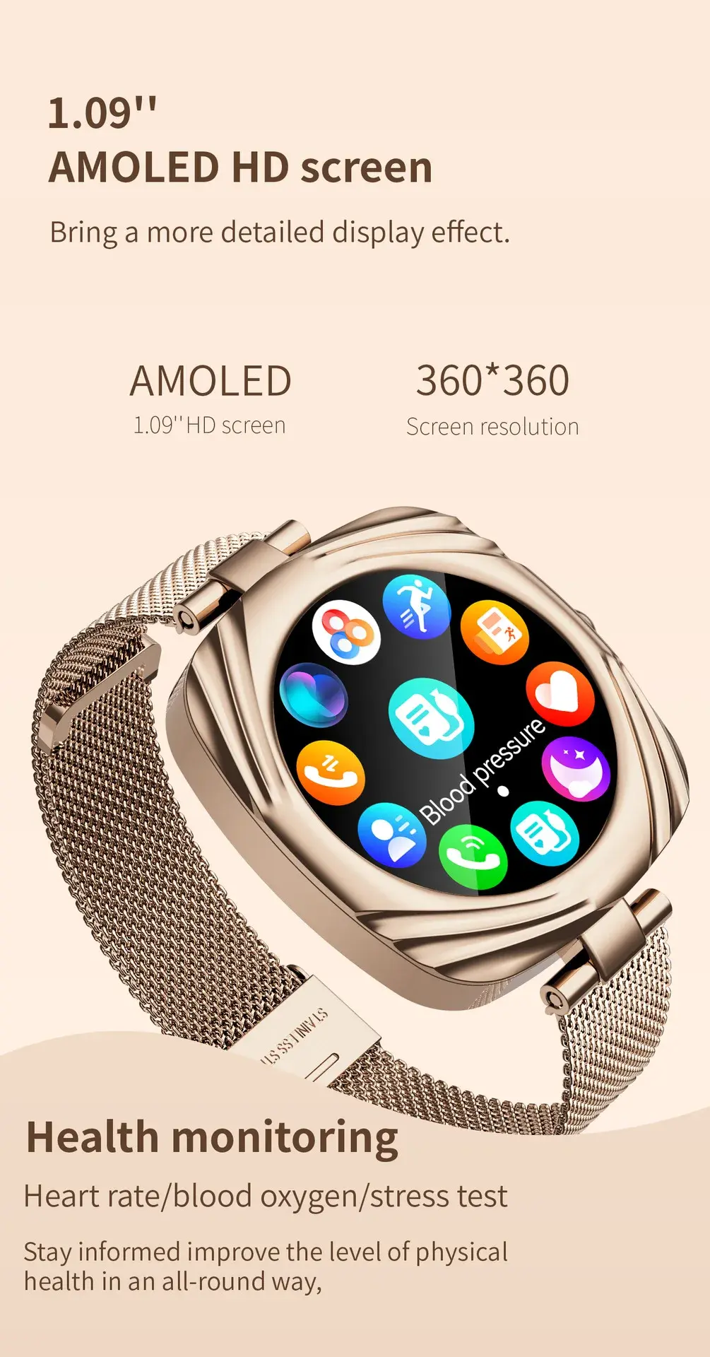 AMOLED Fitness Watch performance AMOLED Fitness Watch performance