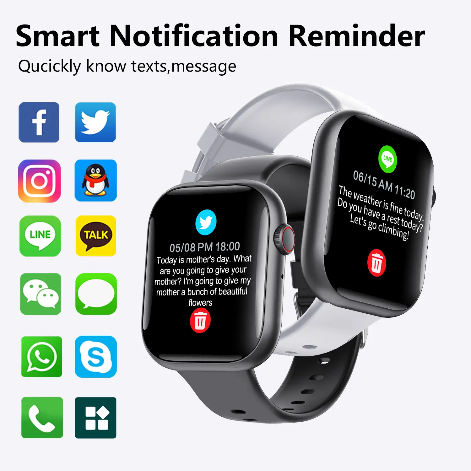 Accurate Heart Rate Smartwatch function