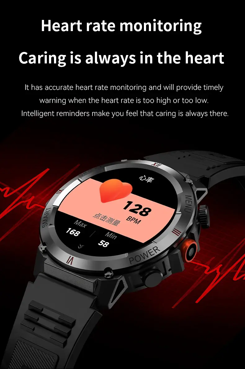 Metal Frame Smartwatch function