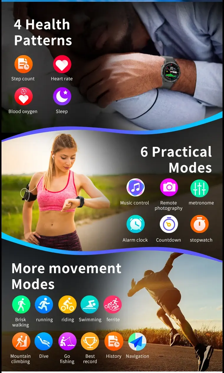 Rugged GPS Compass Smartwatch function