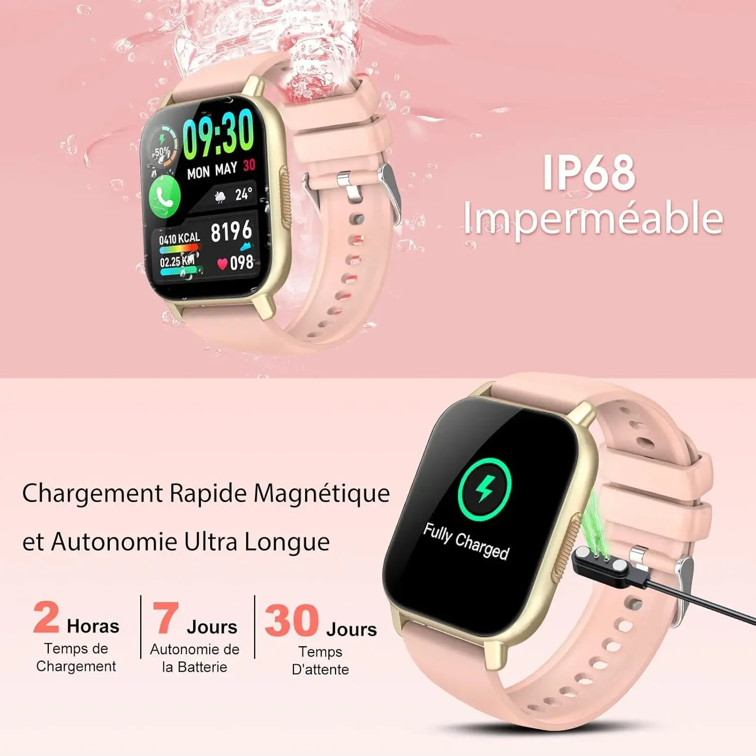 Magnetic Charging Smartwatch performance