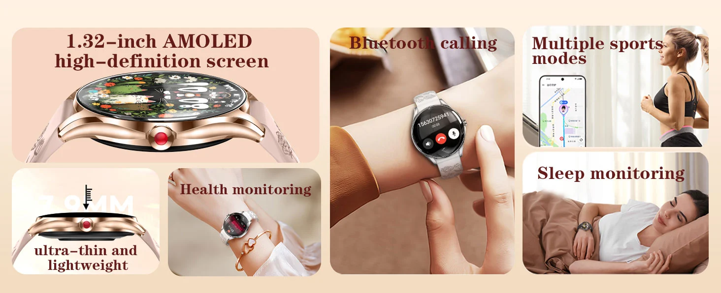 Women’s Metal Health Smartwatch advantage Women’s Metal Health Smartwatch advantage