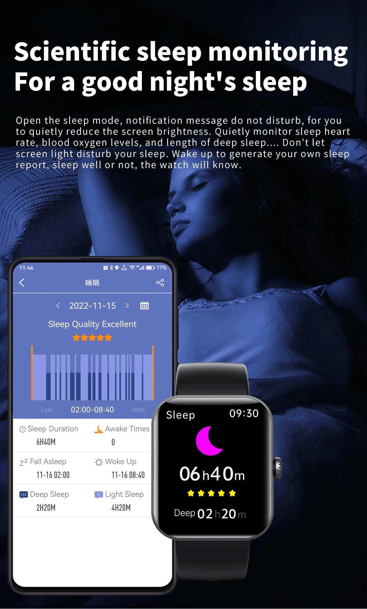 Health Fitness Smartwatch function