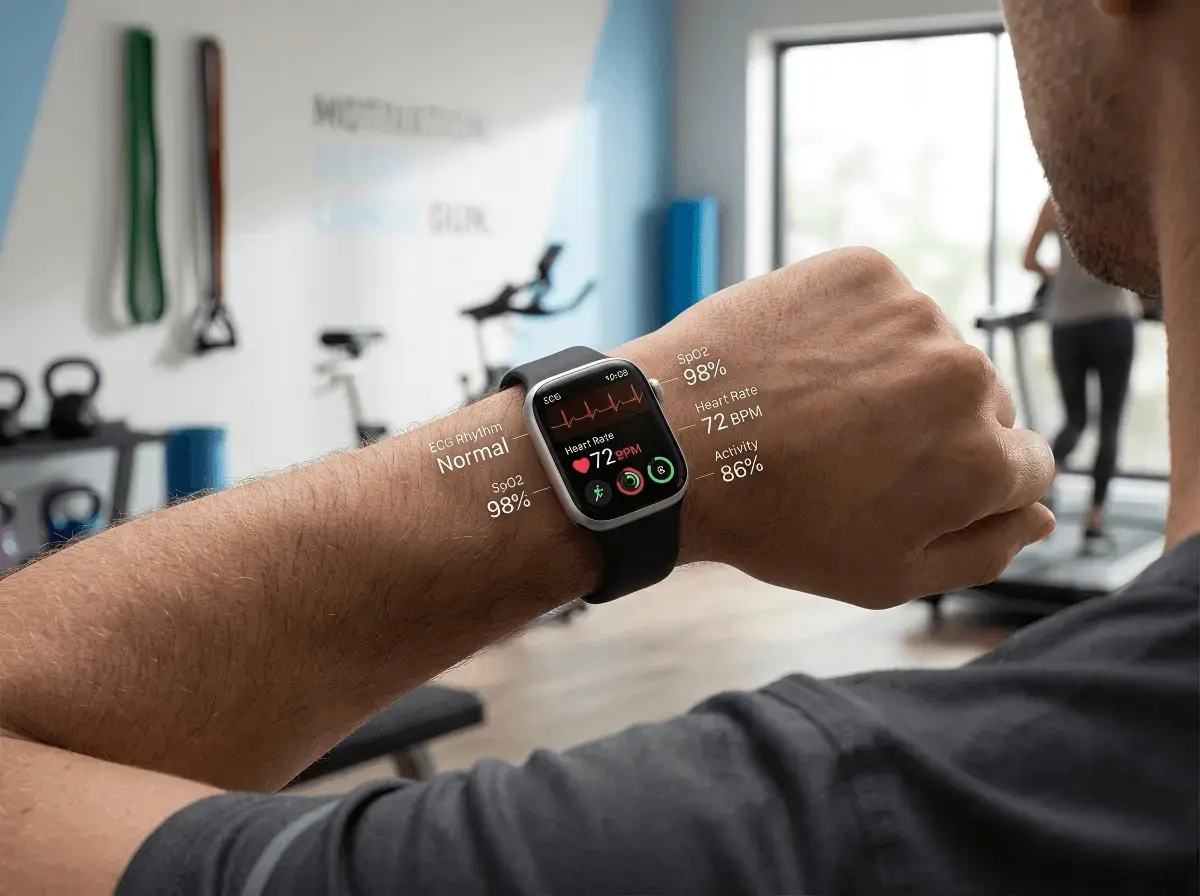 ECG and SpO2 Smartwatch During Workout