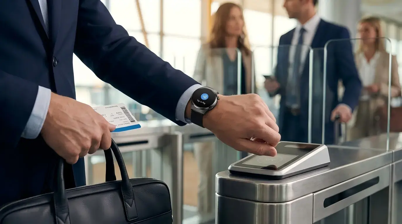 NFC smartwatch for business travel NFC smartwatch for business travel