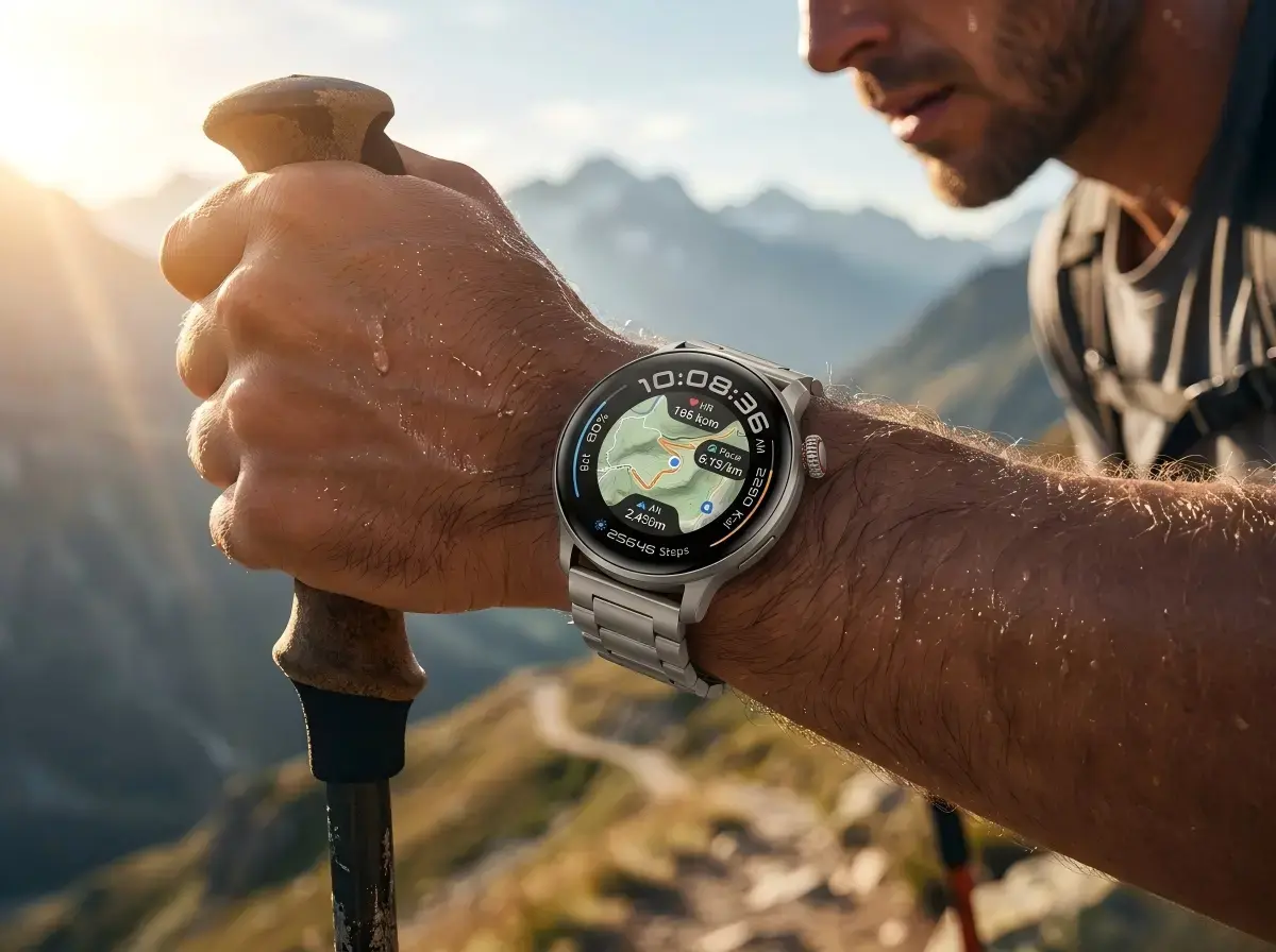 Titanium smartwatch for outdoor sports Titanium smartwatch for outdoor sports