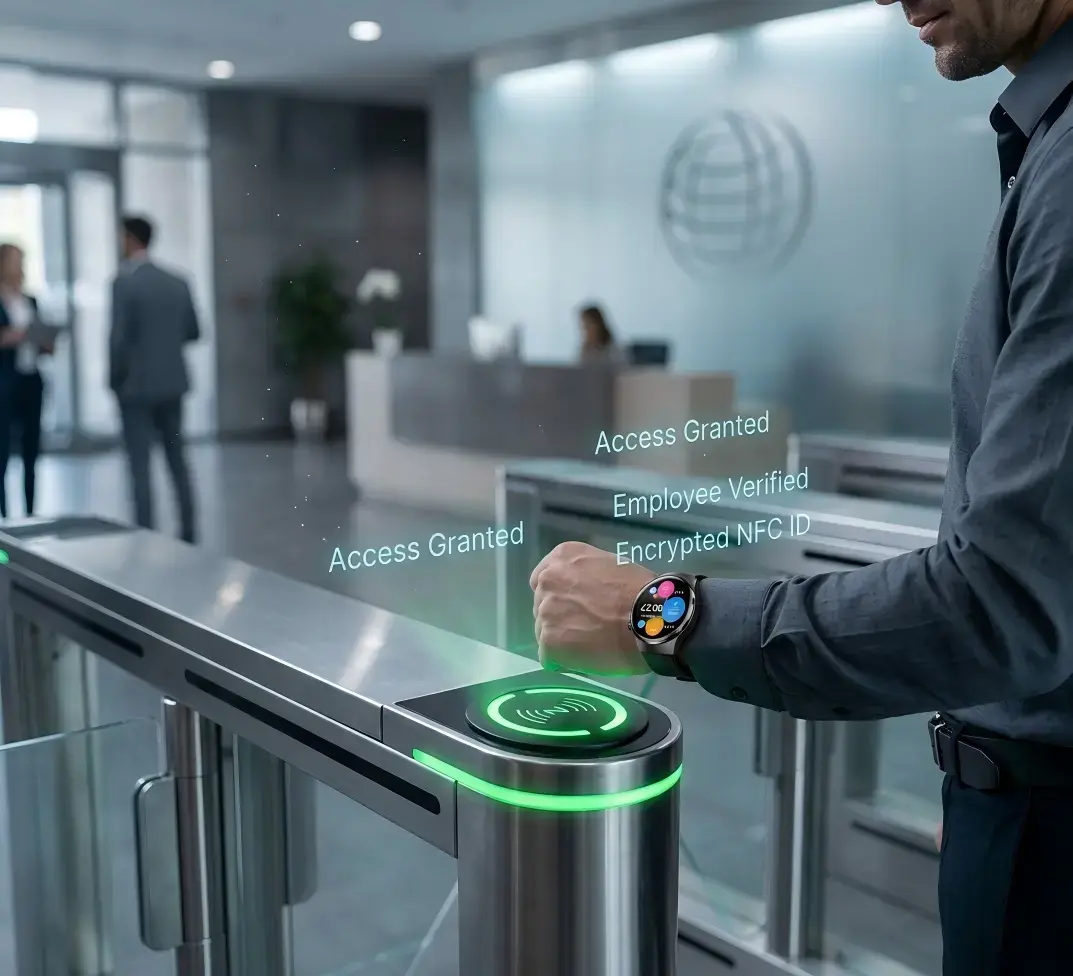 Smartwatch NFC Authentication for Access Control Systems