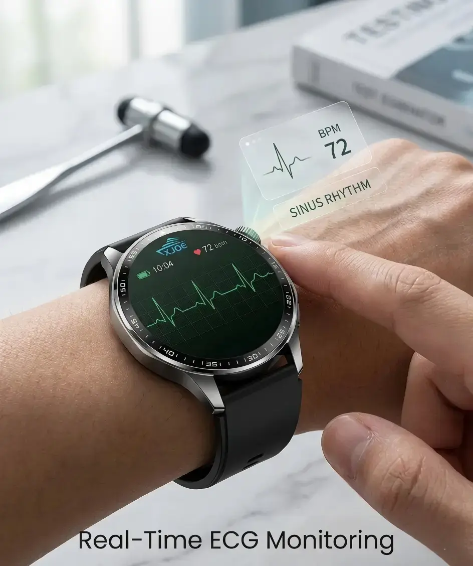 Smartwatch providing early heart health warning and preventive insights Smartwatch providing early heart health warning and preventive insights