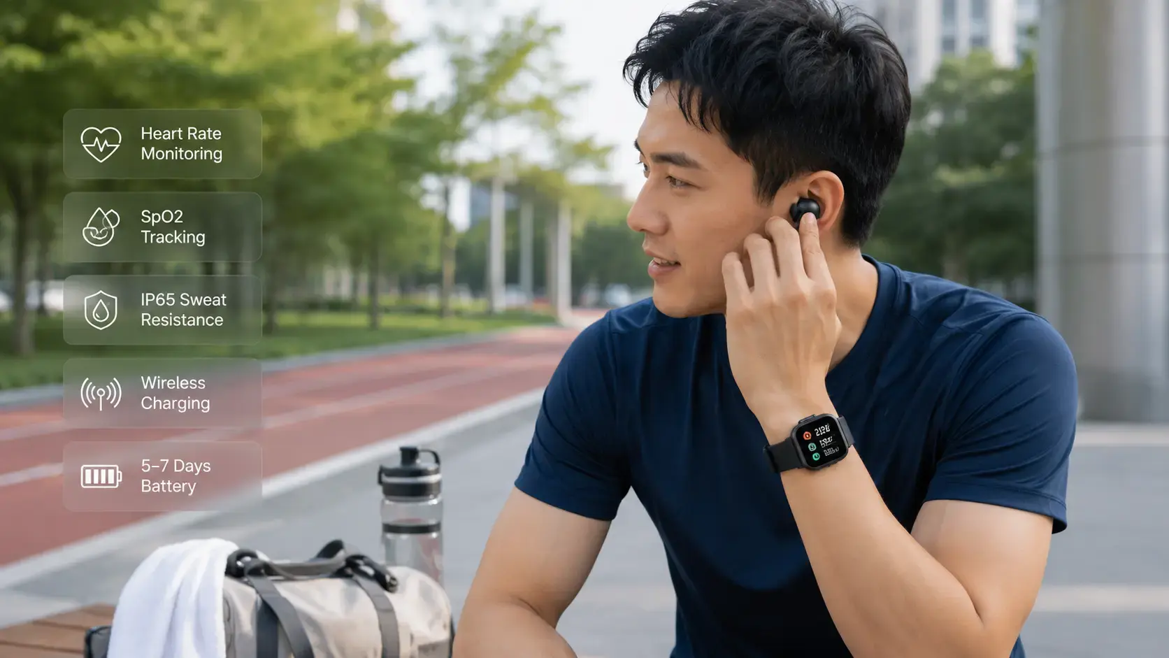 Quickly switching calls between watches and headphones in warehouse and office settings. Quickly switching calls between watches and headphones in warehouse and office settings.