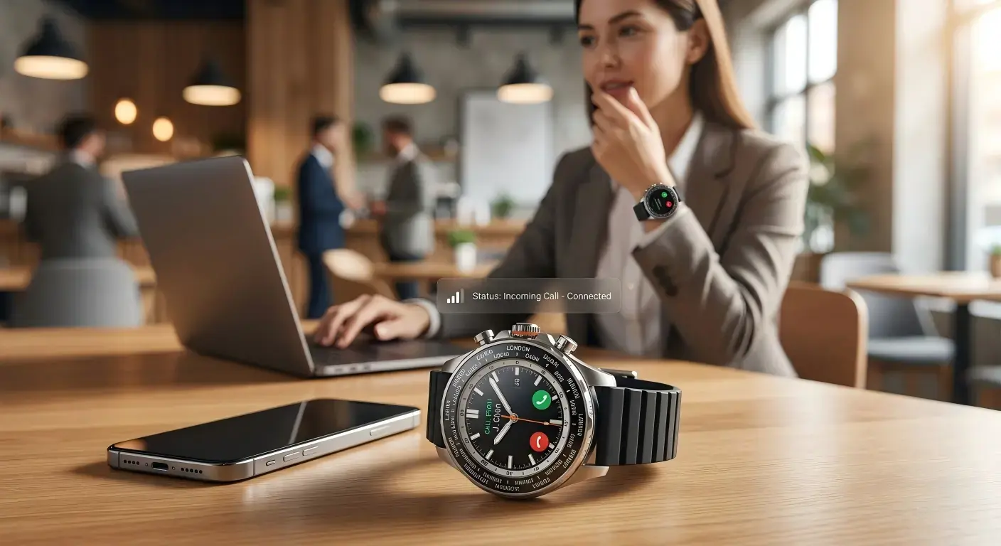 voice call watch for hands-free calls at work