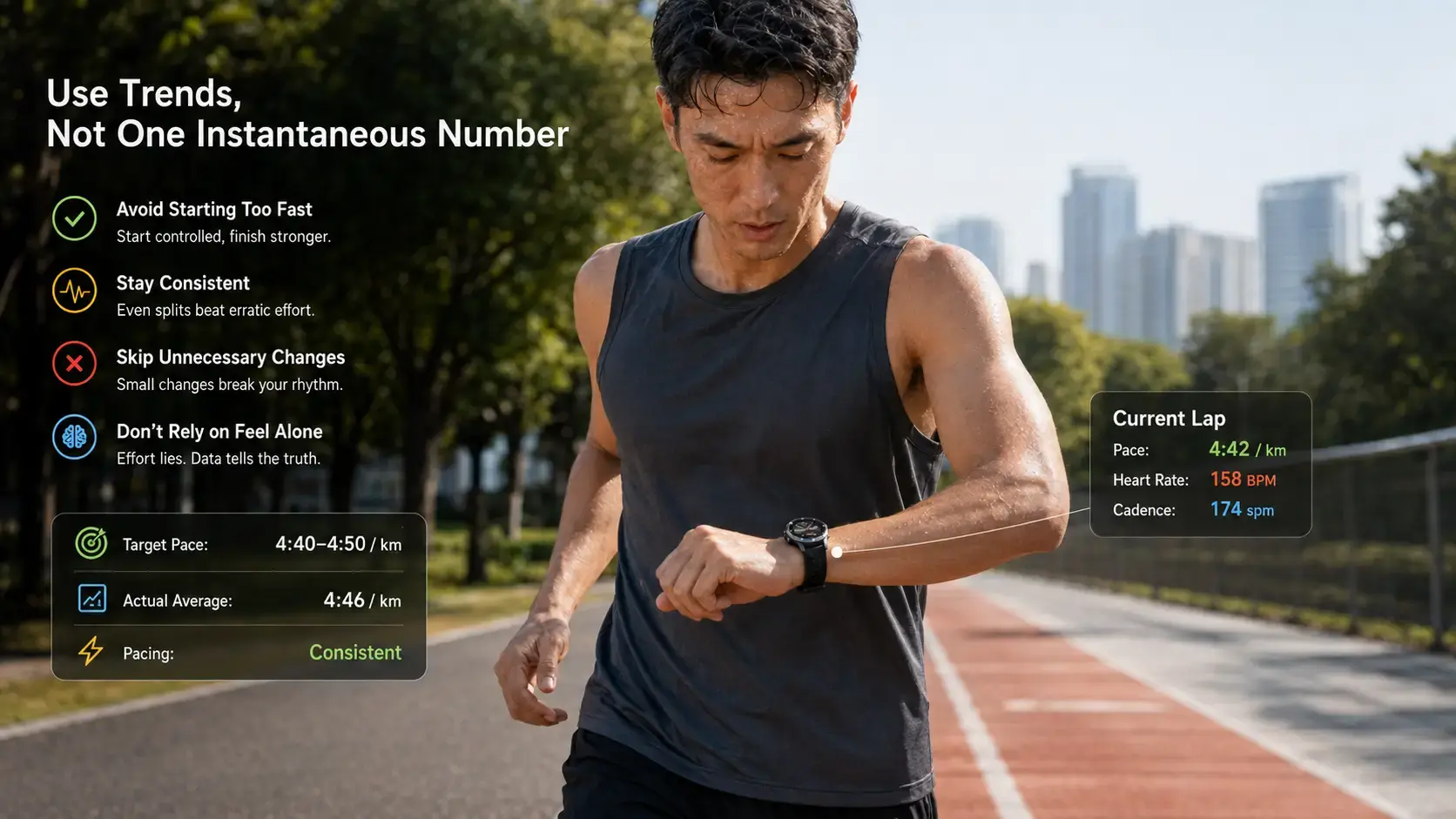 Sports tracking accuracy from GPS and wrist sensors. Sports tracking accuracy from GPS and wrist sensors.