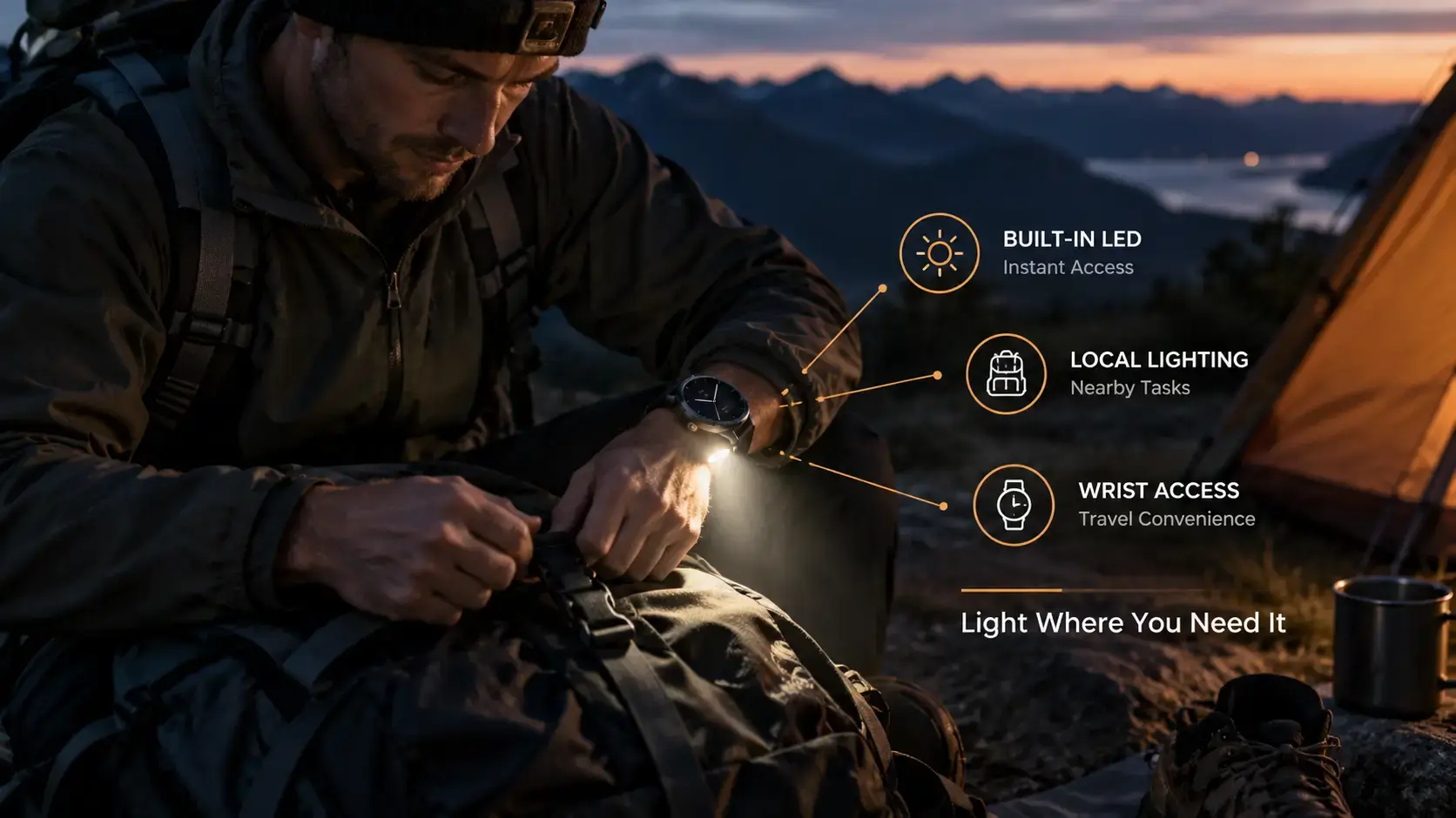 Traveler checking smartwatch notifications during an urban sightseeing day. Traveler checking smartwatch notifications during an urban sightseeing day.