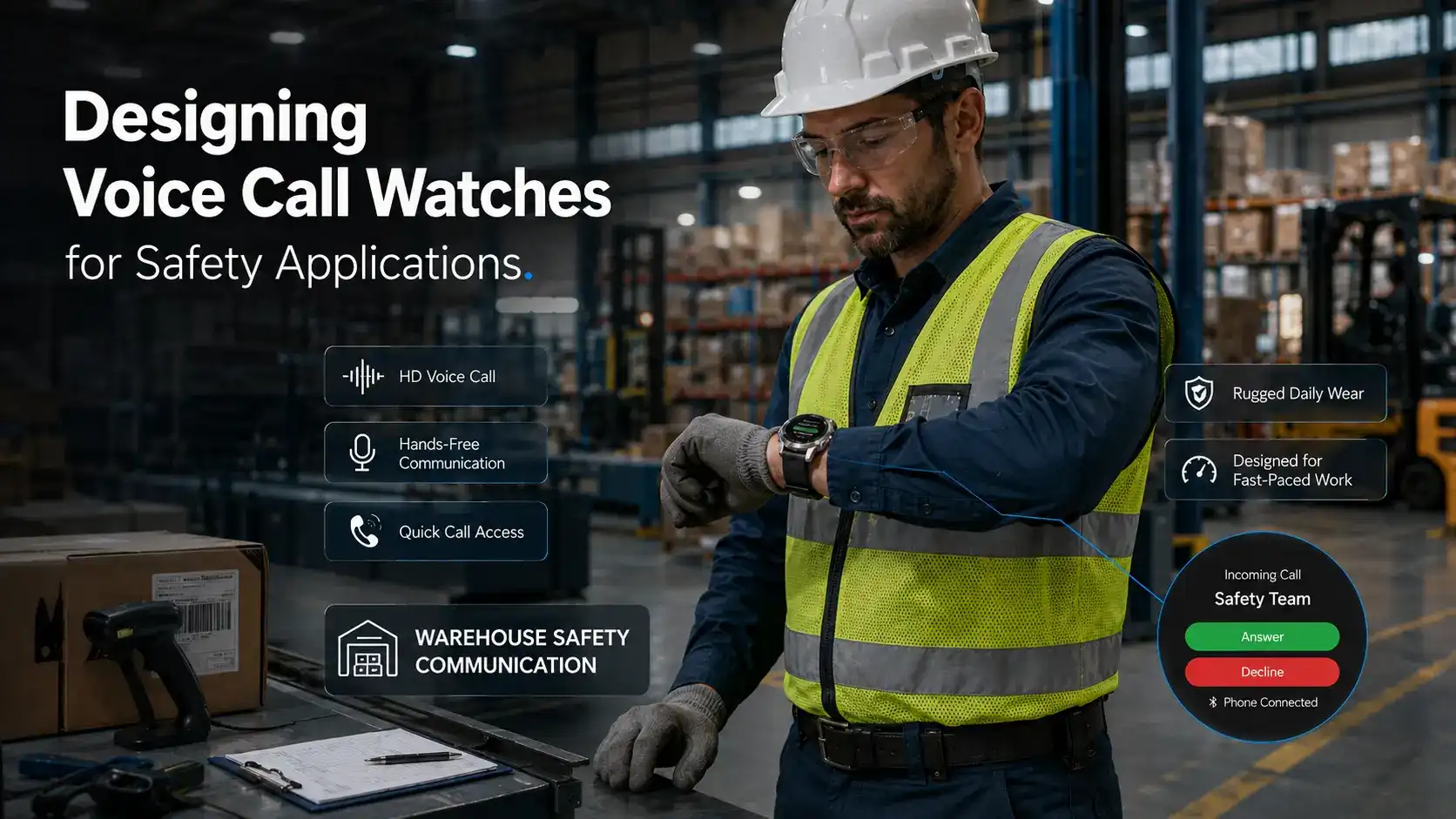 Designing Voice Call Watches for Safety Applications