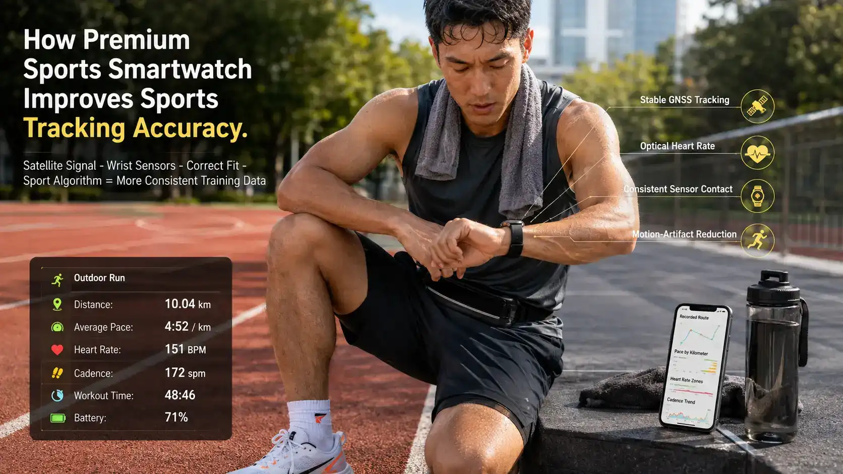 How Premium Sports Smartwatch Improves Sports Tracking Accuracy